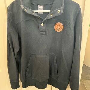 J. America Navy Sweatshirt Casual Comfort